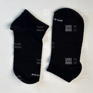 شراب أنكل رجالي - أسود سادة قطن 100%