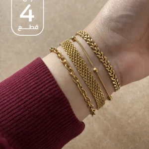 عرض 4 انسيالات ذهبي ستانلس بيور | 04